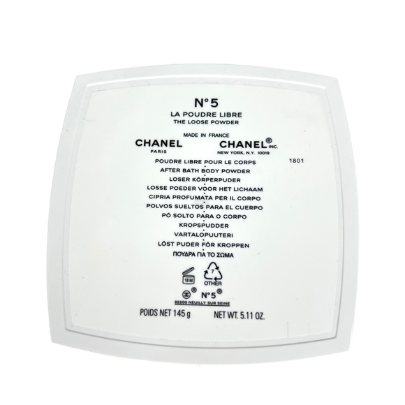 CHANEL Makeup Chanel N No5 The Loose Powder 45g511 Oz Box Perfumed Body Talc France Rare